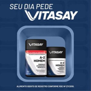 Suplemento Alimentar Vitasay A Z Homem 90 Comprimido 5