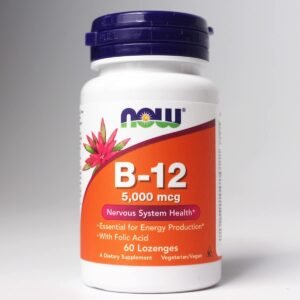 Vitamina B12 5000mcg e Ácido Fólico 60 Pastilhas