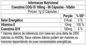 Coenzima Q10 Vitafor 1