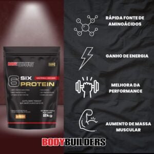 Whey Protein Concentrado 6 Six Protein 2kg – Bodybuilders 1