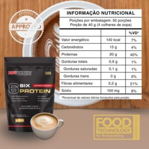 Whey Protein Concentrado 6 Six Protein 2kg – Bodybuilders 2