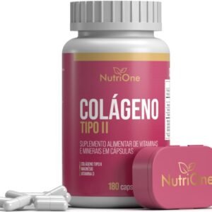 Colágeno Tipo 2 180 Cápsulas + Vitamina D e Magnésio - Nutrione